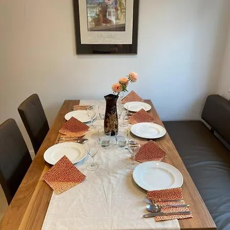 Luxury With Air Conditioning & Jaccuzzi Near Frankfurt Wiesbaden Apartment